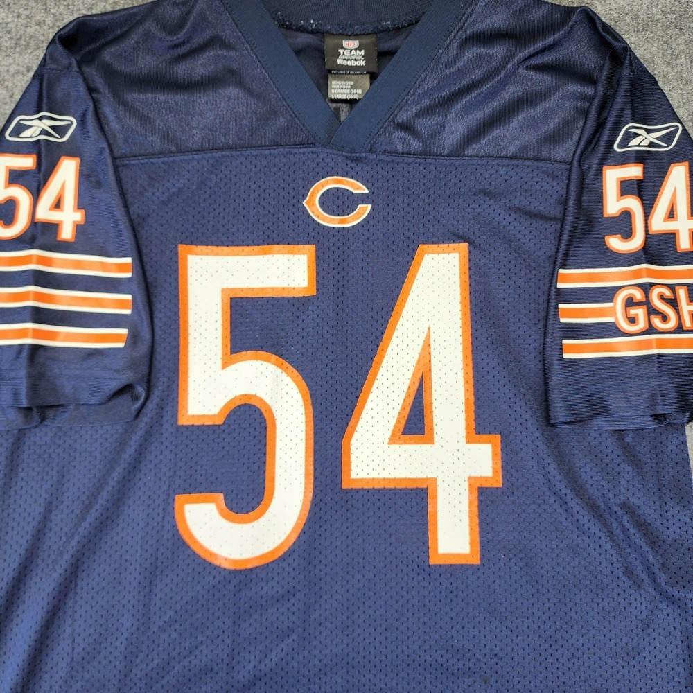 CHICAGO BEARS REEBOK Jersey  BRIAN URLACHER #54‎ Football Youth LARGE 14-16 - Picture 3 of 5